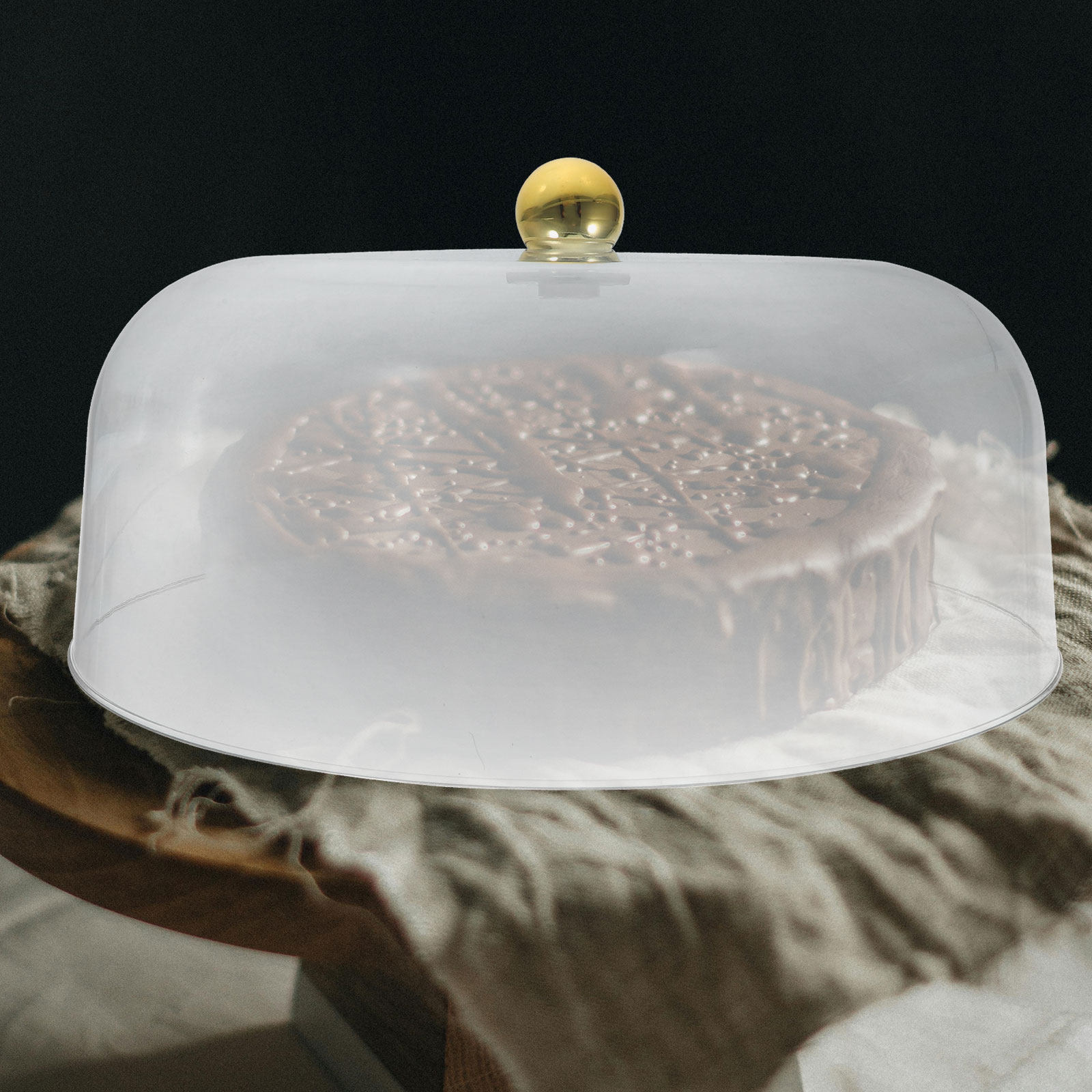 Plastic Dome Clear - Dôme à gâteau en plastique 28