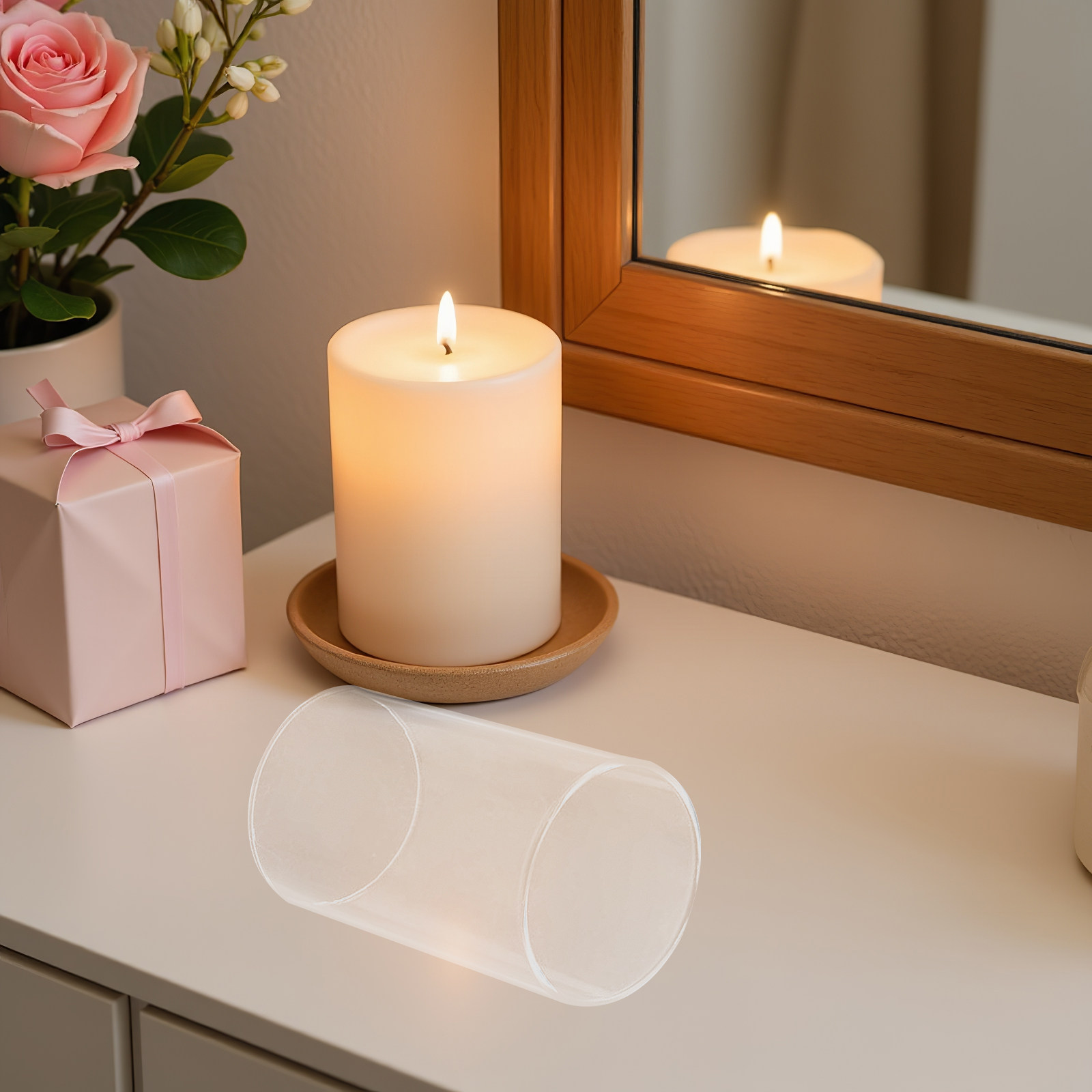 Couvercle en verre transparent - Plastic Dome Clear avis et prix