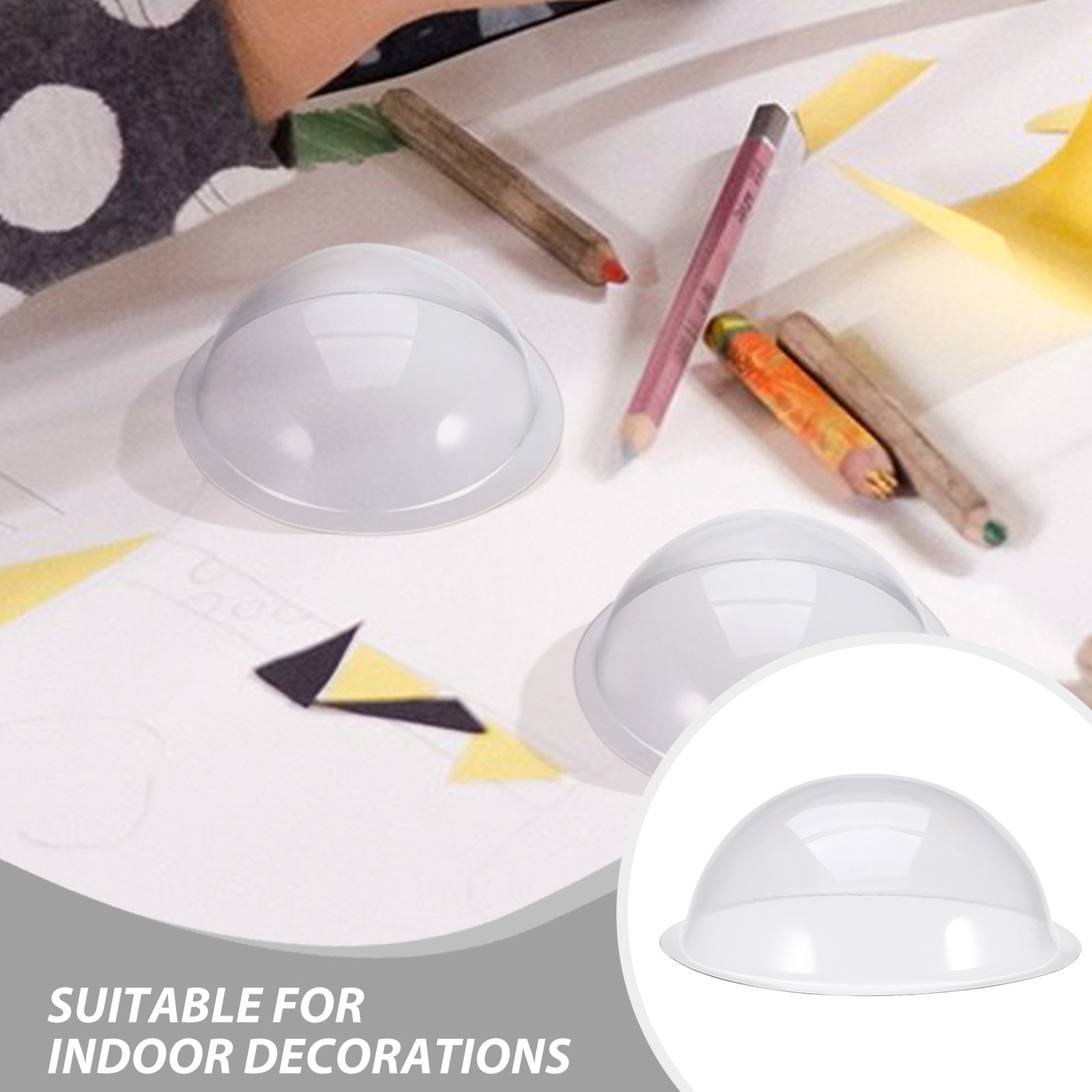 12 couvercles en plastique tra - Plastic Dome Clear avis et prix