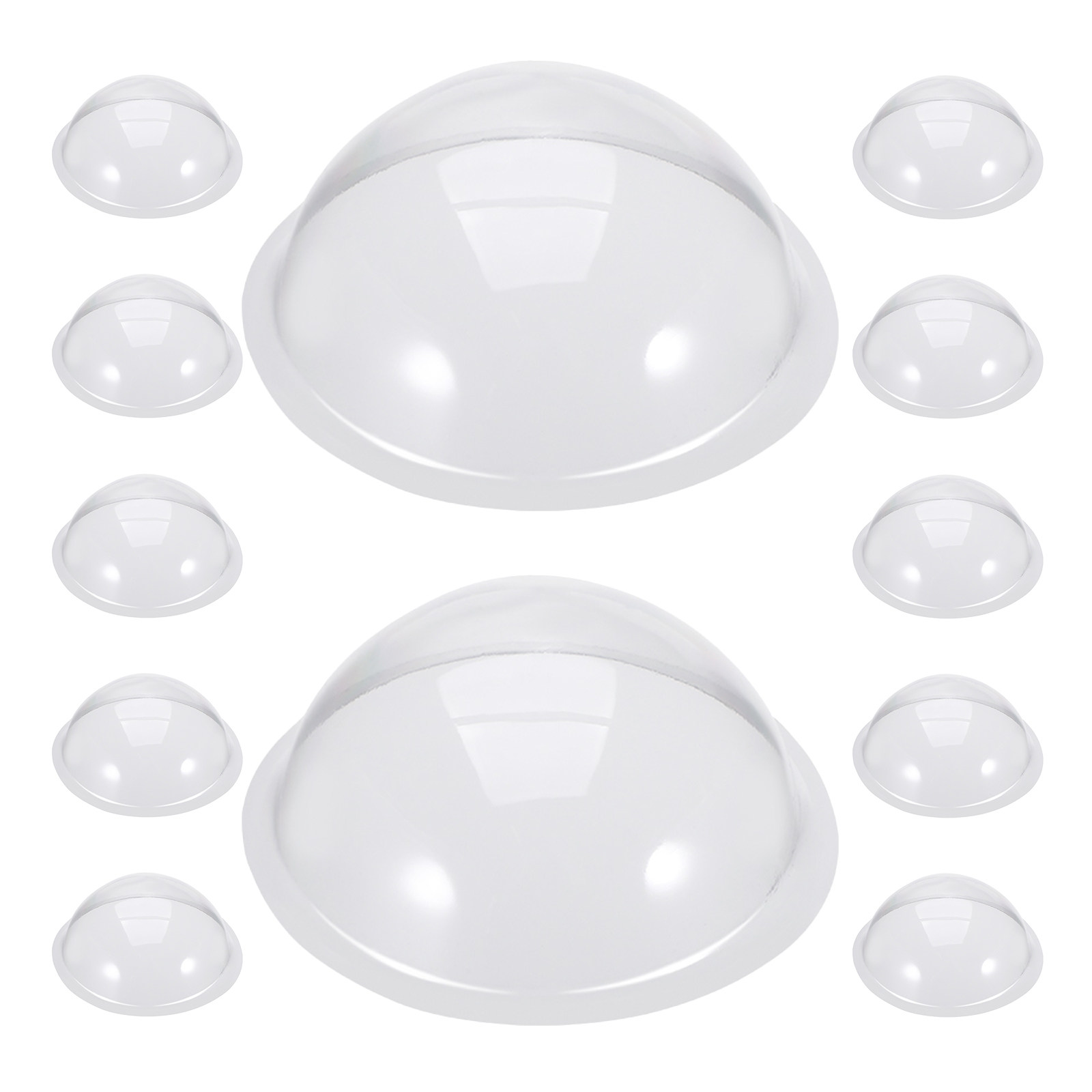 12 couvercles en plastique tra - Plastic Dome Clear avis et prix