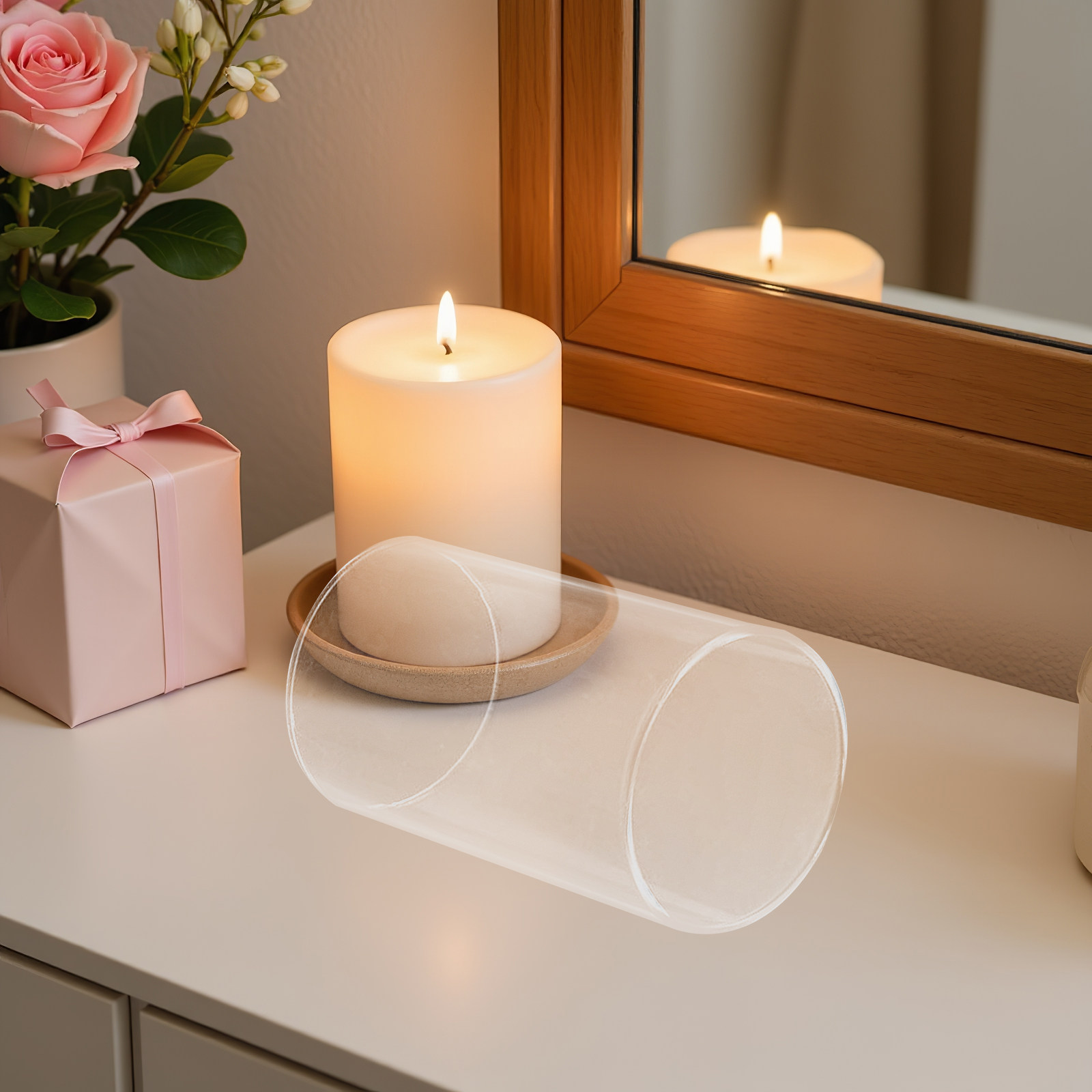 Abat-jour en verre transparent - Plastic Dome Clear avis et prix